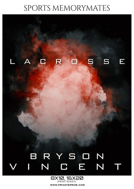 Bryson Vincent - Lacrosse MemoryMate photoshop template - PrivatePrize - Photography Templates
