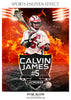 Calvin James - Lacrosse Sports Photoshop Template - Photography Photoshop Template