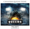 Canadian Queens - Softball Themed Sports Photography Template - PrivatePrize - Photography Templates