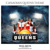 Canadian Queens - Softball Themed Sports Photography Template - PrivatePrize - Photography Templates