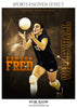 CARSON FRED-VOLLEYBALL - SPORTS ENLIVEN EFFECT - Photography Photoshop Template