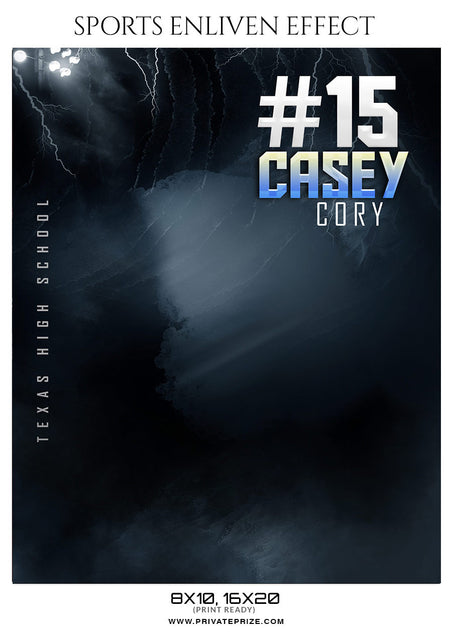 CASEY CORY-ATHLETIC- SPORTS ENLIVEN EFFECT - Photography Photoshop Template