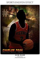 Charles Noah - Basketball Sports Enliven Effects Photography Template
