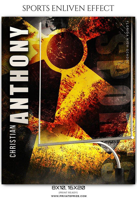 Christian Anthony - Football Sports Enliven Effect Photography Template - PrivatePrize - Photography Templates