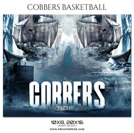 Cobbers - Basketball Theme Sports Photography Template