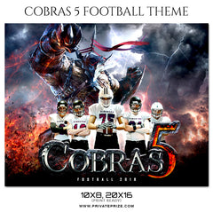 Cobras - Football Themed Sports Photography Template