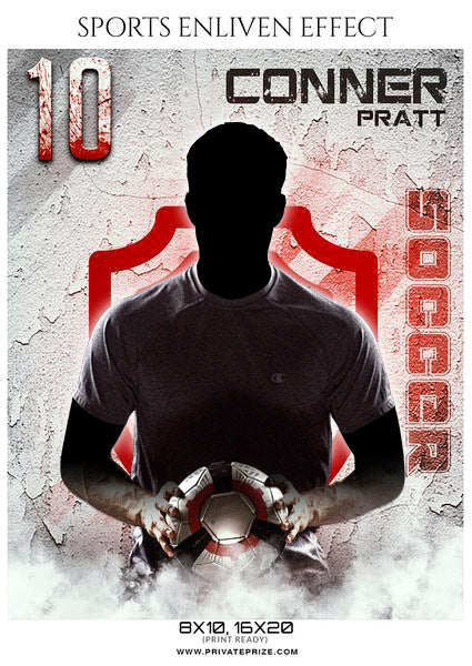 Conner Pratt - Soccer Sports Enliven Effects Photography Template