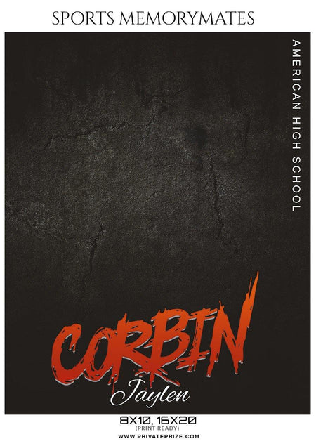 Corbin Jaylen - Baseball Memory Mate Photography Template - PrivatePrize - Photography Templates