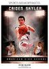 Caiden-Skyler - Basketball Memory Mate Photoshop Template - PrivatePrize - Photography Templates