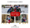 Merry Christmas - Christmas Card - Photography Photoshop Template