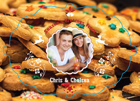 Christmas Card Chris and Chelsea - Photography Photoshop Template