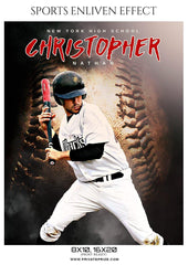 Christopher Nathan - Baseball Sports Enliven Effect Photography Template