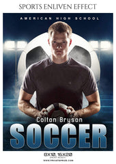 Colton Bryson - Soccer Sports Enliven Effects Photography Template