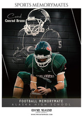 Conrad Bruno Football - Sports Memory Mates Photography Templates