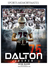 Dalton Jasper - Football Memory Mate Photoshop Template