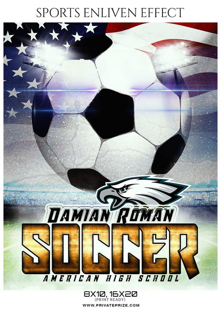 Damian Roman - Soccer Sports Enliven Effects Photography Template - PrivatePrize - Photography Templates