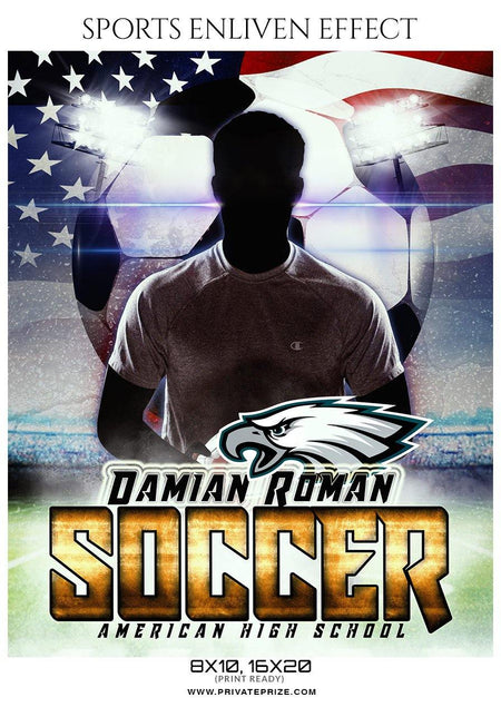 Damian Roman - Soccer Sports Enliven Effects Photography Template - PrivatePrize - Photography Templates