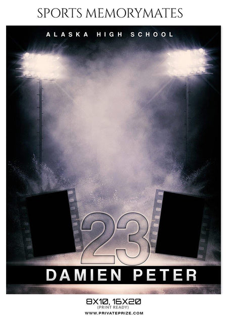 Damien Peter - Football Memory Mate Photoshop Template - PrivatePrize - Photography Templates