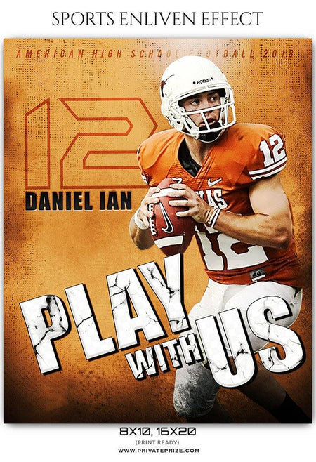 Daniel Ian - Football Sports Enliven Effects Photography Template - PrivatePrize - Photography Templates