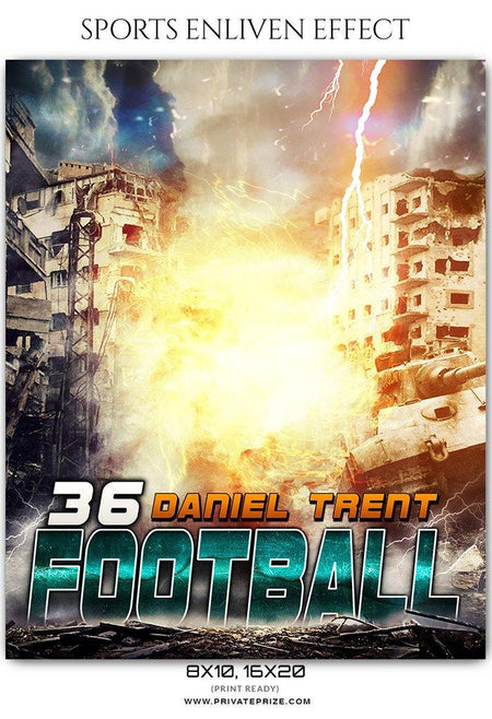 Daniel Trent - Football Sports Enliven Effects Photography Template - PrivatePrize - Photography Templates