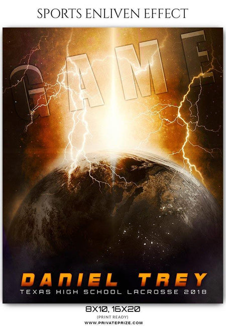 Daniel Trey - Lacrosse Sports Enliven Effects Photography Template - PrivatePrize - Photography Templates