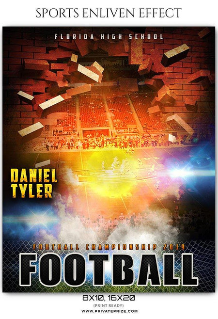Daniel Tyler - Football Sports Enliven Effects Photography Template - PrivatePrize - Photography Templates