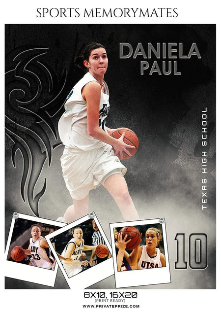 Daniela Paul - Basketball Sports Memory Mates Photography Template - PrivatePrize - Photography Templates