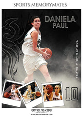 Daniela Paul - Basketball Sports Memory Mates Photography Template