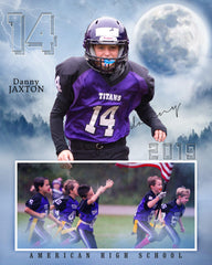Danny Jaxton - Football Memory Mate Photoshop Template
