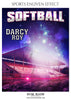 DARCY ROY SOFTBALL- ENLIVEN EFFECT - Photography Photoshop Template