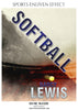 DARRY LEWIS-SOFTBALL- SPORTS ENLIVEN EFFECT - Photography Photoshop Template