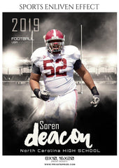 Deacon Soren - Football Sports Enliven Effects Photography Template