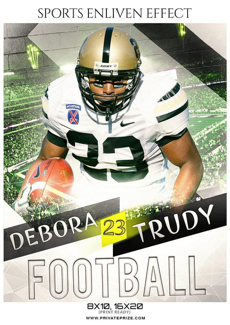 Debora Trudy - Football Sports Enliven Effect Photography Template - PrivatePrize - Photography Templates
