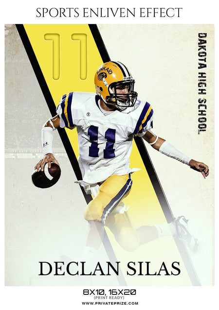 Declan Silas - Football Sports Enliven Effect Photography Template - PrivatePrize - Photography Templates