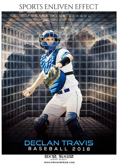 Declan Travis  - Baseball Sports Enliven Effects Photography Template - PrivatePrize - Photography Templates