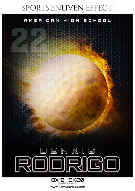 Dennis Rodrigo - Lacrosse Sports Enliven Effects Photography Template - PrivatePrize - Photography Templates