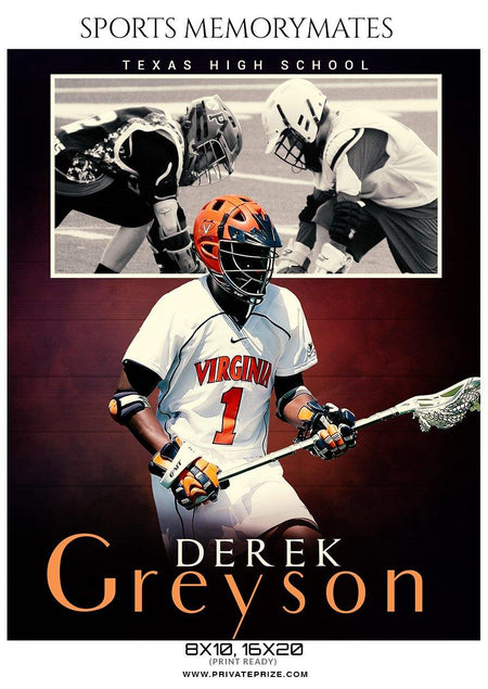 Derek Greyson - Lacrosse Memory Mate Photography Template - PrivatePrize - Photography Templates