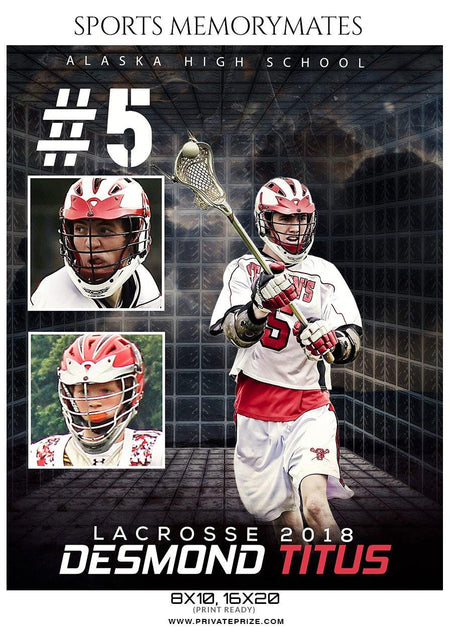 Desmond Titus - Lacrosse Memory Mate Photography Template - PrivatePrize - Photography Templates