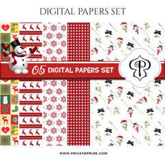 Christmas Digital Paper Pack
