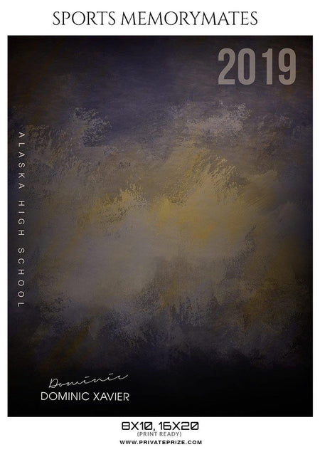 Dominic Xavier - Football Memory Mate Photoshop Template - PrivatePrize - Photography Templates