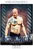 Dominick Christian - Wrestling Sports Enliven Effects Photography Template - Photography Photoshop Template