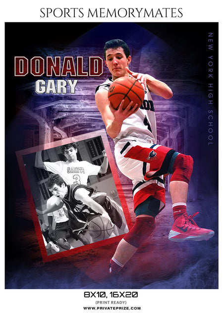 DONALD GARY BASKETBALL- SPORTS ENLIVEN EFFECTS - Photography Photoshop Template