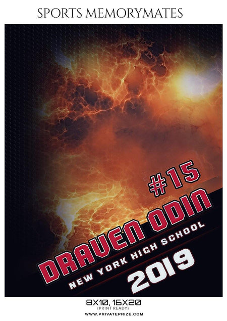 Draven Odin - Basketball Sports Memory Mates Photography Template - PrivatePrize - Photography Templates