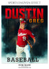 DUSTIN GREG BASEBALL - SPORTS ENLIVEN EFFECT - Photography Photoshop Template