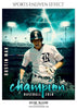 Dustin Max Baseball - Sports Enliven Effect Photography Template - Photography Photoshop Template