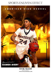 Damien Avery - Basketball Sports Enliven Effect Photography Template