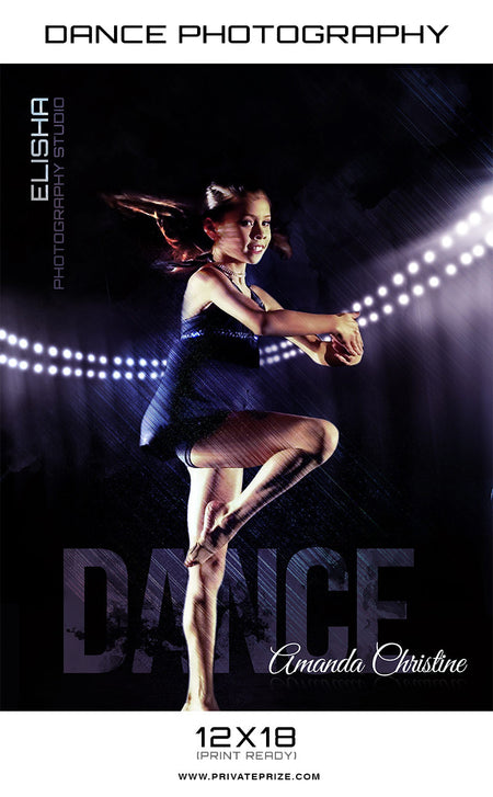Elisha Dance Photography - Enliven Effects Photoshop Template - Photography Photoshop Template