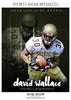 David Wallace - Football Memory Mate Photoshop Template - PrivatePrize - Photography Templates