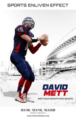 David West Dale Heights High School Sports Template -  Enliven Effects