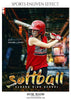 Ddenise Logan - Softball Sports Enliven Effect Photography template - PrivatePrize - Photography Templates